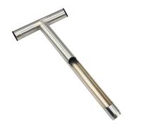 Yeory Soil Probe T-shaped 14inch Soil Sample Probe Stainless Steel Soil Sampler Portable Sharp Garden Tools for Lawn Farm Golf Course