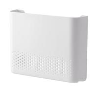 Yeory Wifi Router Storage Box 10x7x2 Inch Router Hider Wall Mounted Wifi Box Hider ABS Easy Installation Storage for Living Room Decoration