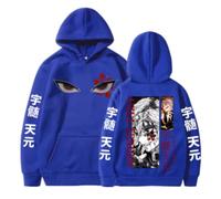 YEOSEA Demon Slayer Anime Zip Hoodie | Long Sleeve Retro Streetwear Jacket for Men & Women | Manga Inspired Design (YN13167,S)