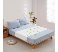 YEOUMIAR Grounding Sheet, 35x90 Inch, White, Cotton, Silver Fiber, Solid Pattern