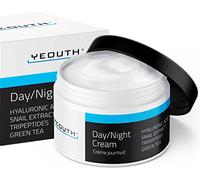 YEOUTH Day Night Moisturizer for Face with Snail Extract, Hyaluronic Acid, Green Tea, and Peptides, Anti Aging Day Cream or Night Cream Moisturizer fo