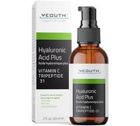 YEOUTH Hyaluronic Acid Serum for Face with Vitamin C, Hydrating Serum, Minimize the Look of Wrinkles, Patchy & Dull Skin, Face Serum for Women & Men 60ml