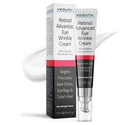 YEOUTH Retinol Eye Cream with Hyaluronic Acid - Anti-Aging Under Eye Treatment for Puffiness, Bags, Dark Circles, Wrinkles (Yth01723)
