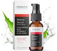 YEOUTH Retinol Serum for Face with Hyaluronic Acid & Vitamin E, Hydrating Retinol for Face, Night Serum Suitable for All Skin Types 30ml