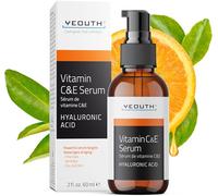 YEOUTH Vitamin C Face Serum with Vitamin E and Hyaluronic Acid, Hydrating Vitamin C Serum for Face, Targets the Appearance of Dull Spots 60ml