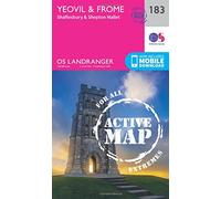 Landranger Active 183 Yeovil & Frome Map With Digital Version - Pink, Pink One Size