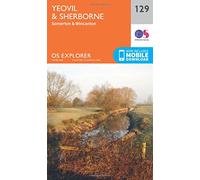 Explorer 129 Yeovil & Sherborne Map With Digital Version - Orange, Orange One Size