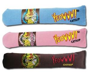 Yeowww! Catnip Cigars Cat Toy - Pink Single - 18cm