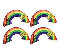 YEOWWW! Catnip Rainbow 4 PACK Pure Organic Leaf and Flowertop Blend Cat Toy