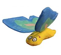 YEOWWW organic very strong crinkle catnip cat toy (1 x Blue L6cm H 7cm)