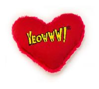 YEOWWW Heart Attack Cat Toy, clear