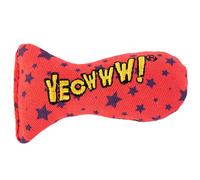 YEOWWW Stinkies Stars Cat Toy, red with blue stars
