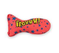 YEOWWW Stinkies Stars Cat Toy, red with blue stars