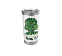 Yep, I Talk to Plants Botanical Lover Funny Gardener Stainless Steel Insulated Tumbler