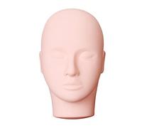 Yephets Pro Training Mannequin Flat Head Practice Make Up Eye Lashes Eyelash Extensions,Practice Training Head Manikin Cos...