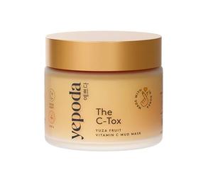 Yepoda Face Mask Vitamin C - The C-TOX. Face Mud mask with Yuza Fruit and Tumeric. Korean Cosmetics (80 g)