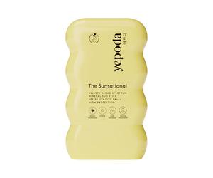 Yepoda The Sunsational, SPF 30 Broad Spectrum Mineral Sunstick UVA/UVB P High Protection, Water Resistant & Nourishing, Vegan Korean Mineral Sunstick SPF 30 for All Skin Types, 18.5 g