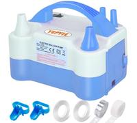 YEPVIE Electric Balloon Pump UK, Portable 2 Modes Balloon Inflator with 6 Balloon Arch Kits, Electric Air Pump for Balloons, Professional Electric Balloon Blower Machine for Birthday Party Decoration