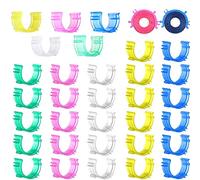 YEQIN 100 pcs/Pack Sewing Bobbin Small Clips Sewing Tool Clip Accessory Bobbin Holder Clips Colorful Thread Clips Holder Tool