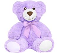 Yeqivo Teddy Bear Stuffed Animal Plush Toys Gift for Kid Girlfriend,13.5 Inches Stuffed Bears for Christmas Valentine’s Day Birthday Wedding Party(Purple,1Pcs)