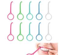 Yeqqzq 10Pcs Aligner Removal Tool, Retainer Remover Tool, Invisible Braces Removal Tool, Aligner Chewies and Removal Tool Kits for Oral Care Tooth Cleaning