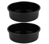 Yeqqzq 8" Round Cake Tin Set of 2,Non-Stick Cake Baking Pans, Heavy-Weight Carbon Steel for Even Baking, Non-Toxic & Healthy, Perfect for Layer Cakes, Dishwasher Safe