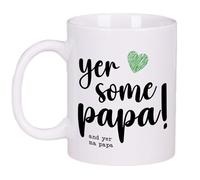 Yer Some Papa Mug Gift Tea Coffee Cup 11oz Scotland Dad Gift, Fathers Day, Daddy, Gift Ideas, Gifts for Dad, Daddy (Green)