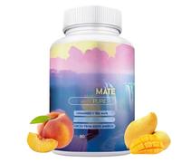 Yerb/a Peach Mango,Yerb/a Mate Instant Tea Po/wder,4-In-1 Functional Blend,Instant Tea,Natural Energy Suppor/t