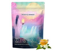 Yerba Instant Mate Tea Powder | Yerba Magic Peachs Mango,3 In-1 Super Drink Clean Energy,Mate Tea Supplement With Prebiotics And Probioticss For Concentration And Gut Health