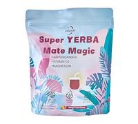 Yerba Magic Instant Tea Powder - Yerba Mate Tea w/Ashwagandha, Magnesium & Vitamin D3, Coffee Alternative - Energy Support, Brain Fog Buster - Gut Health & Detox Cleanse - 30 Bags, 1 Month Supply