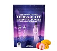 Yerba Magic Peach Mango, Yerba Mate Instant Tea Powder, Mate Tea Supplements with Prebiotics and Probiotic, 3-in-1 Convenient Drink (1pcs Mango Peach)