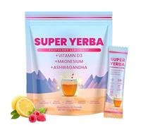 Yerba Magic Tea, 30 Packs, Yerba Magic For Weight Loss, Metabolic Tea Raspberry Lemon, Natural Plants Mate Tea Dietary Supplement Powder For Intestinal Health