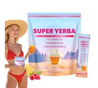 Yerba Magic Tea Yerba Mate Tea Raspberry Lemon Super Yerbas Magic Instant Tea Powder Natural Plants Mate Tea Dietary Supplement Powder Healthy Organic Supplement