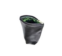 Yerba Mate Container Accessory for Yerba Mate and Sugar Envelope with Thermal Lined Interior and Zip, Black/White, 8 cm x 8 cm x 12 cm, Leather