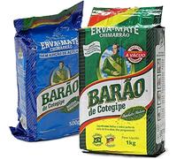 Yerba Mate Tea Set Barao Chimarrao: De Cotegipe Nativa 1 kg + Moida Grossa 0.5 kg