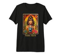 Yerba Mate Vintage Retro Psychedelic South American Premium T-Shirt