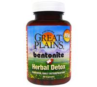 Yerba Prima, Great Plains Bentonite + Herbal Detox, 60 Capsules