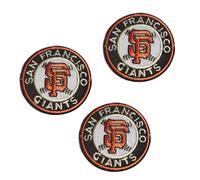 Yerchic Giants Patch Iron On Sew On Embroidered Circle Patches for Jacket Shirts Jeans Backpack Sewing Decorating DIY Craft 3IN