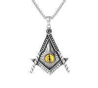 Yerdos Evil Eyes Egyptian Eye Of Horus Ra Amulet Beads Pearl Cage Pendant Chain On The Neck Aroma Locket Charm Necklace Silver Color