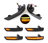 Yereash 2PCS Dynamic Turn Signal Light LED Side Wing Rearview Mirror Indicator Blinker Light For F ord Focus 2 3 Mk2 Mk3 Mondeo Mk4