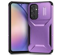 Yerebel Case for Galaxy A54 5G Case, Samsung A54 5G SM-A546U Case with Slide Camera Cover, Military Grade Non-Slip Heavy Duty Rugged Shockproof Protective Phone Cover for Samsung Galaxy A54 5G Purple