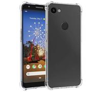Yerebel Case for Pixel 3A XL Case, Google 3A XL G020C Cute Case, Clear Flexible Bumper TPU Soft Rubber Silicone Cover Phone Case for Google Pixel 3A XL Crystal Clear