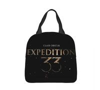 YERGFHJ Clair Obscur Expedition 33 Game Insulated Lunch Bag Cooler Bag Meal Container Portable Lunch Box Tote Food Storage Bags