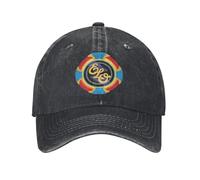 YERGFHJ ELO Electric Light Orchestra Men Women Baseball Cap Band Tour Distressed Denim Caps Hat Vintage Outdoor Summer Gift Snapback Hat
