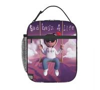 YERGFHJ Insulated Lunch Boxes Cartoon Juniors H Sad Boyz 4 Life Album Accessories Lunch Food Box New Thermal Cooler Lunch Box for School
