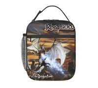 YERGFHJ Rhapsody of Fire Power of The Dragonflame Album Thermal Insulated Lunch Bag for Travel Portable Bag Thermal Cooler Lunch Box