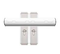 Yeria Patio Door Security Lock, Door Handle Lock for French Double Doors, Button Type French Door Security Lock, Conservatory Aluminum Alloy Doors Lock