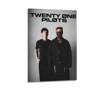 YERIUI Twenty One PilotsArt Image Printing Modern Family Bedroom Decoration Poster Printing Living Room Aesthetics Canvas Wall Youth Girls Dormitory DecorationFrame-style-1424x36inch(60x90cm)
