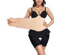 YERKOAD 360 Lipo Foam Ab Board Post Surgery Liposuction Abdominal Compression Boards Belly Wrap Lipo Recovery Waist Cincher, Beige, One Size