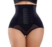 YERKOAD Tummy Control Panties for Women Shapewear Butt Lifter Short High Waist Trainer Corset Slimming Body Shaper Underwear - Black - S